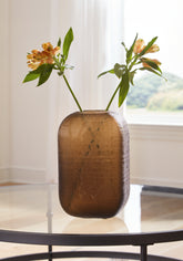 Prime Furniture - Ashley Furniture - Capard Vase - Vase / Brown - A2900004